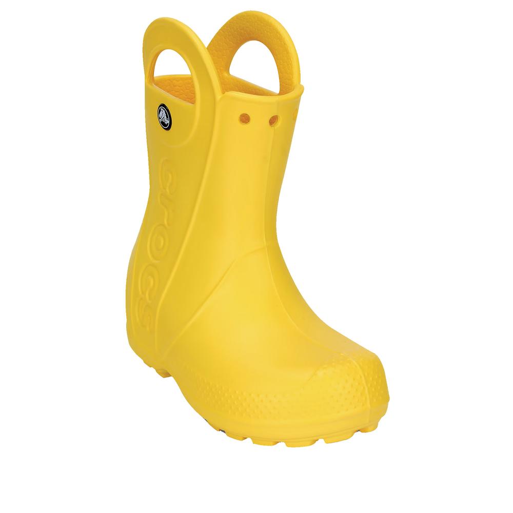 Kalosze Crocs Handle It Rain Boot Kids 12803-730 - žluté