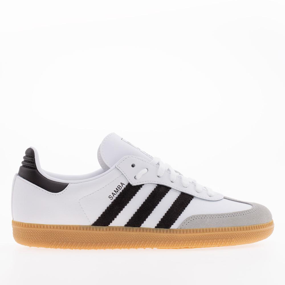 Dětské boty adidas Originals Samba OG J JQ2020 - bílé