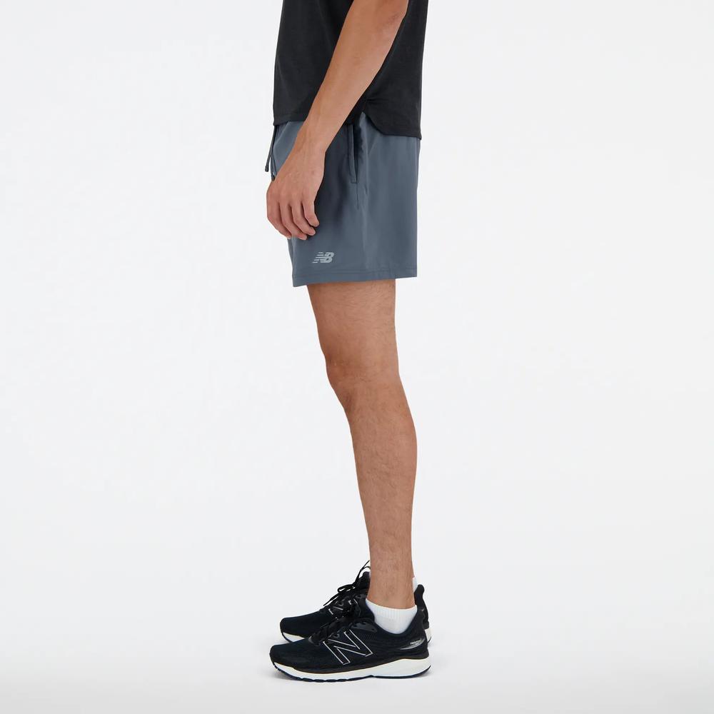 Pánské šortky New Balance MS41227GT - šedivé