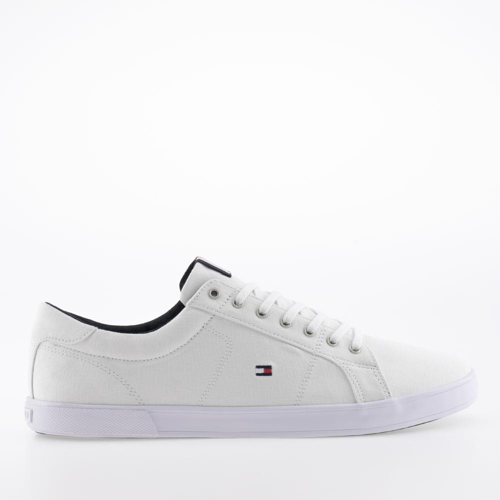 Boty Tommy Hilfiger Iconic Long Lace FM0FM01536-0K4 - bílé