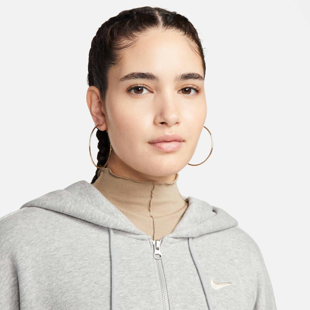 Dámská mikina Nike Sportswear Phoenix Fleece DQ5758-063 - šedivé