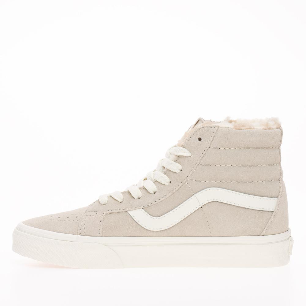 Boty Vans Sk8-Hi Reissue Side Zip VN0007NZBLL1 - béžové