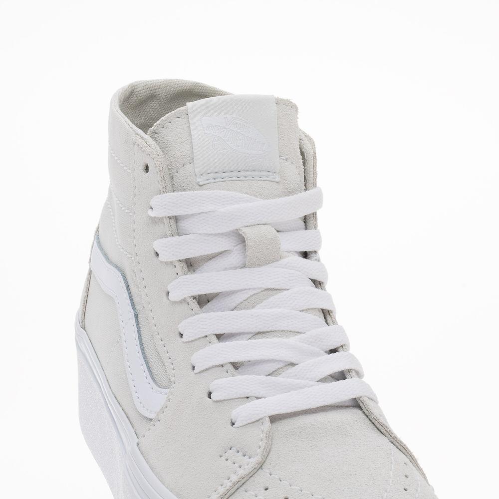 Boty Vans Soft Suede SK8-Hi Tapered Stackform VN0A5JMKBGF1 - šedivé