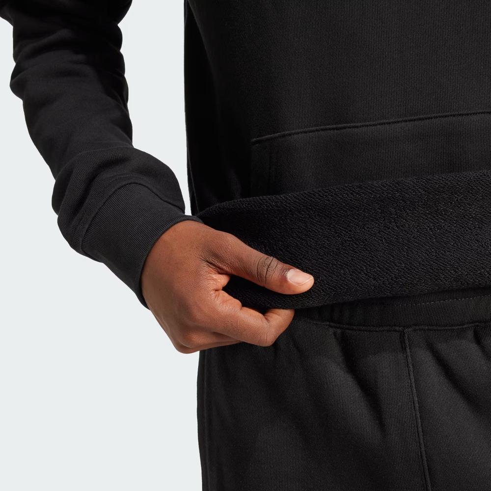 Pánská mikina adidas Originals Trefoil Essentials Hoodie French Terry JD2404 - černé