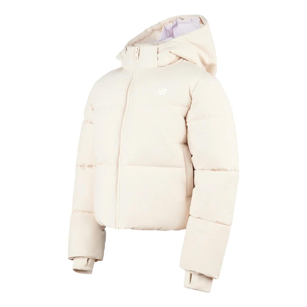 Dětské bunda New Balance LAKG0230BIS - béžové