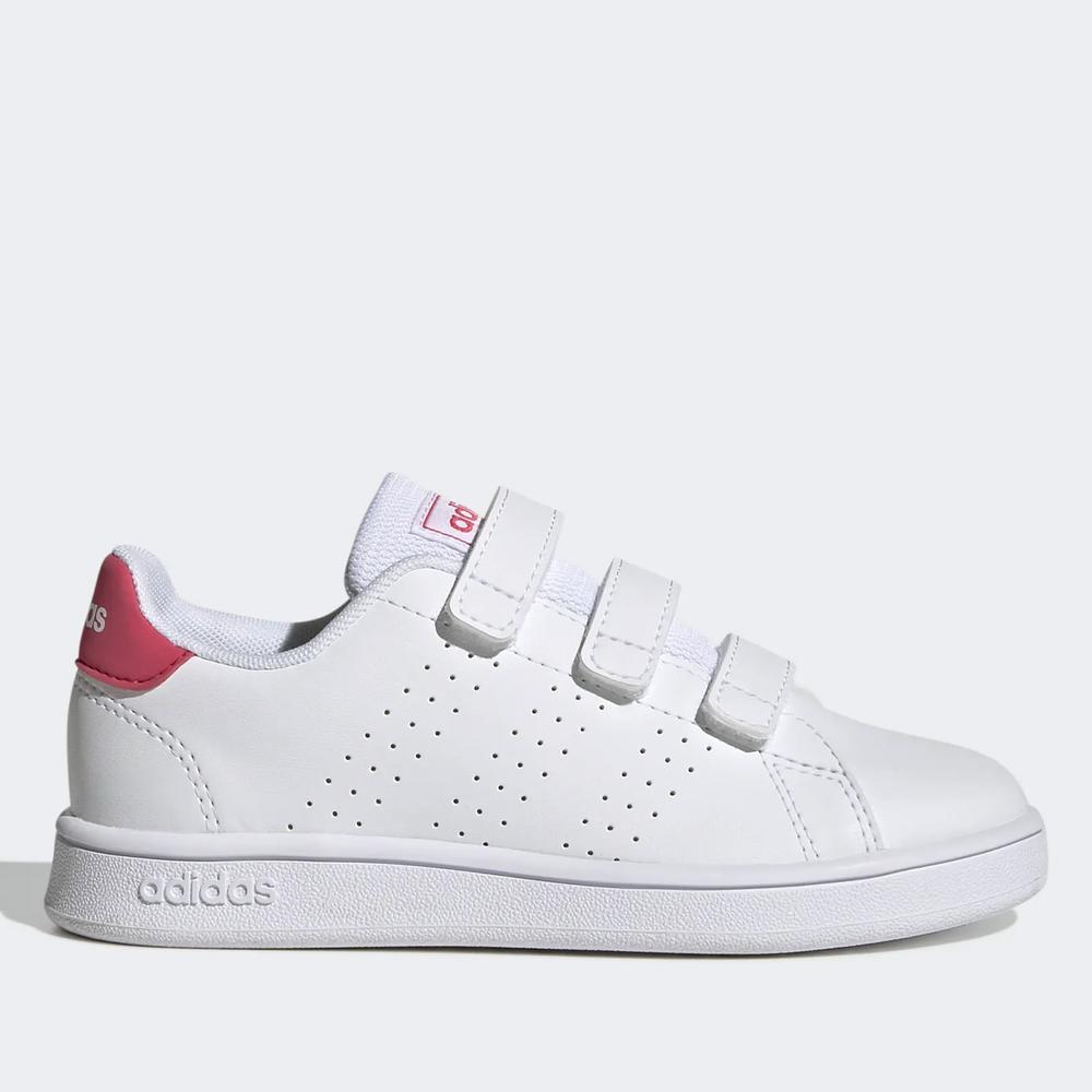 Boty adidas Advantage Court Lifestyle Hook-and-Loop GW6495 - bílé