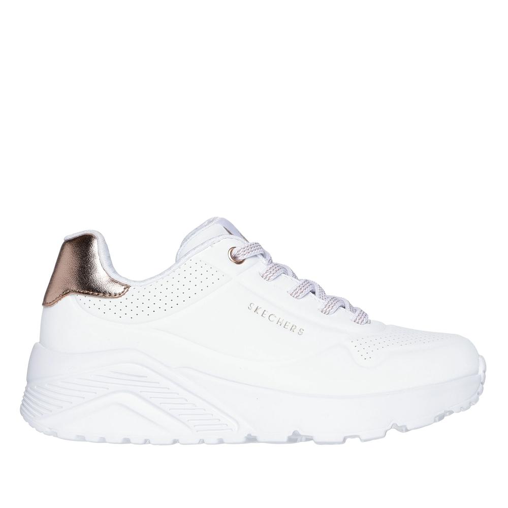Dětské boty Skechers Uno Lite 310384LWHT - bílé