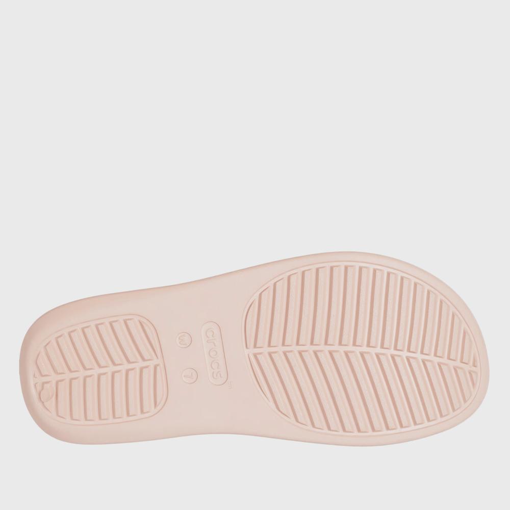 Žabky Crocs Getaway Platform Flip 209410-6UR - béžové