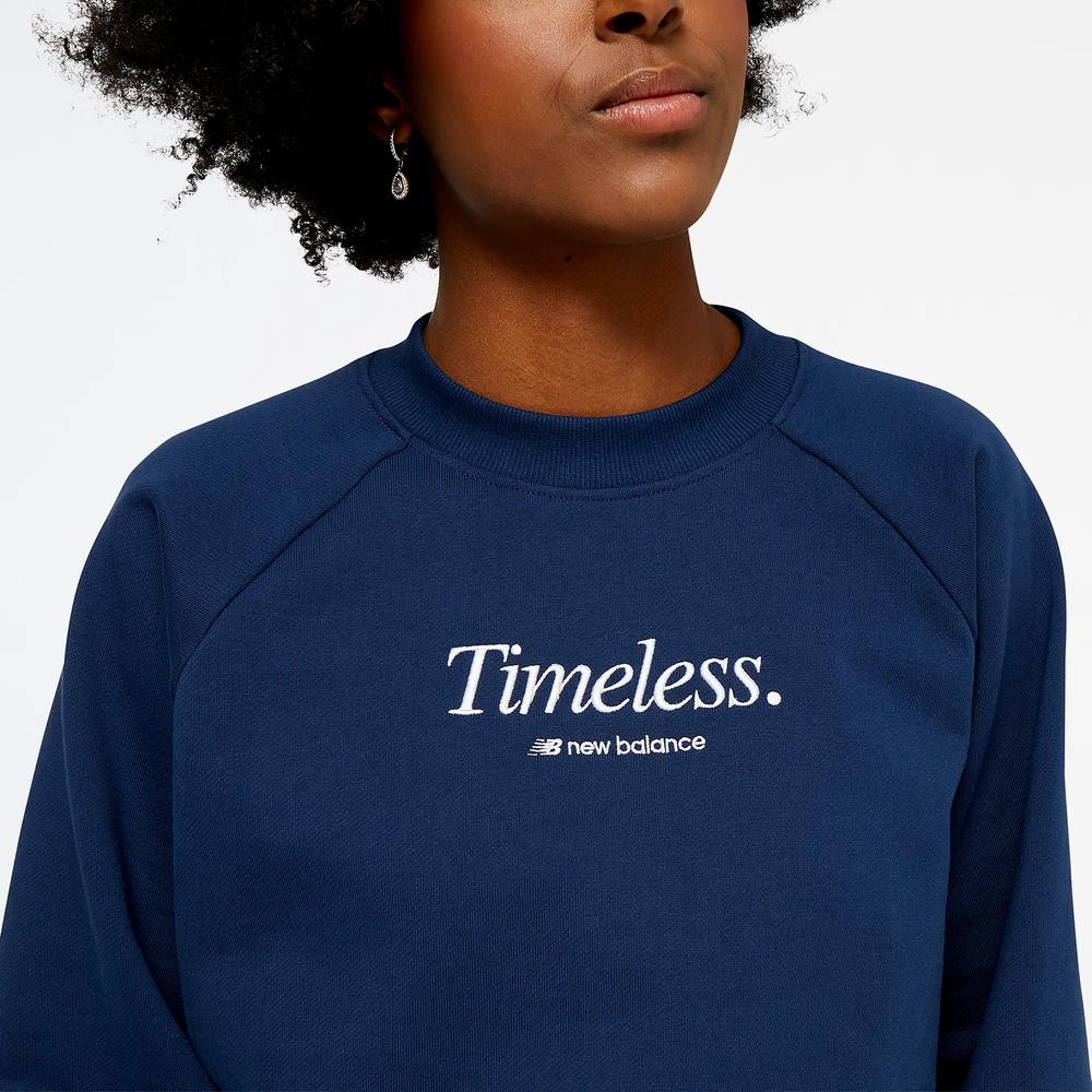 Dámská mikina New Balance WT31557NNY - tmavě modrě