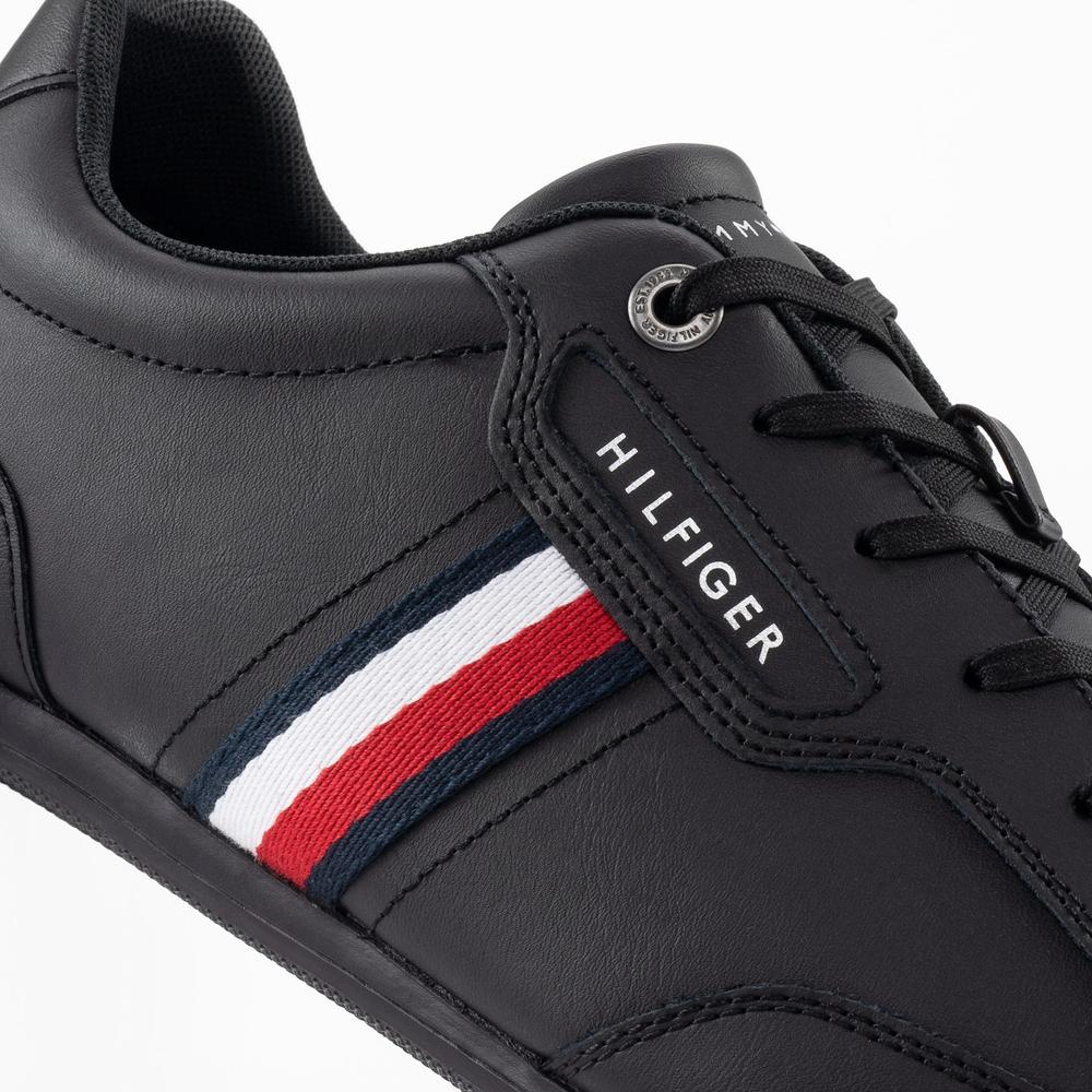 Boty Tommy Hilfiger Classic LO Cupsole Leather FM0FM04277-BDS - černé