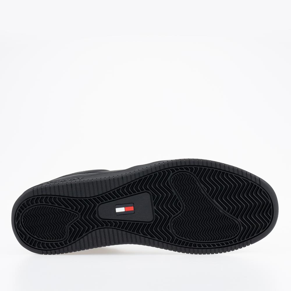 Boty Tommy Jeans Retro Basket EM0EM00955-0GK - černé