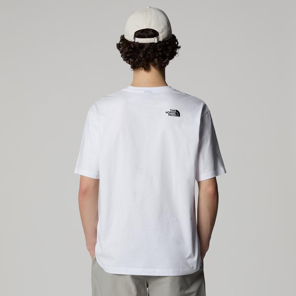 Tričko The North Face Simple Dome 0A87NRFN41 - bílé