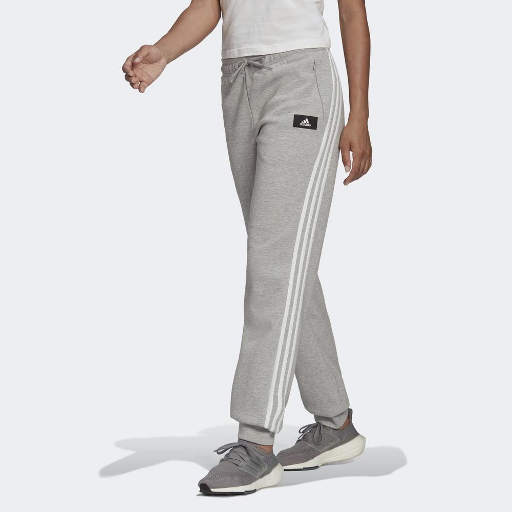 Kalhoty adidas Sportswear Future Icons 3-Stripes Regular Fit H57312 - šedivé