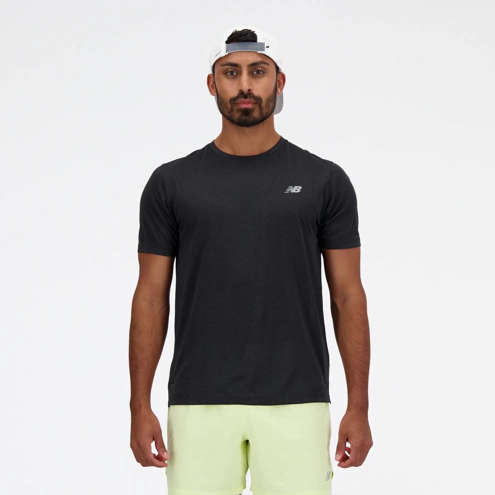 Pánské tričko New Balance MT41253BK - černé