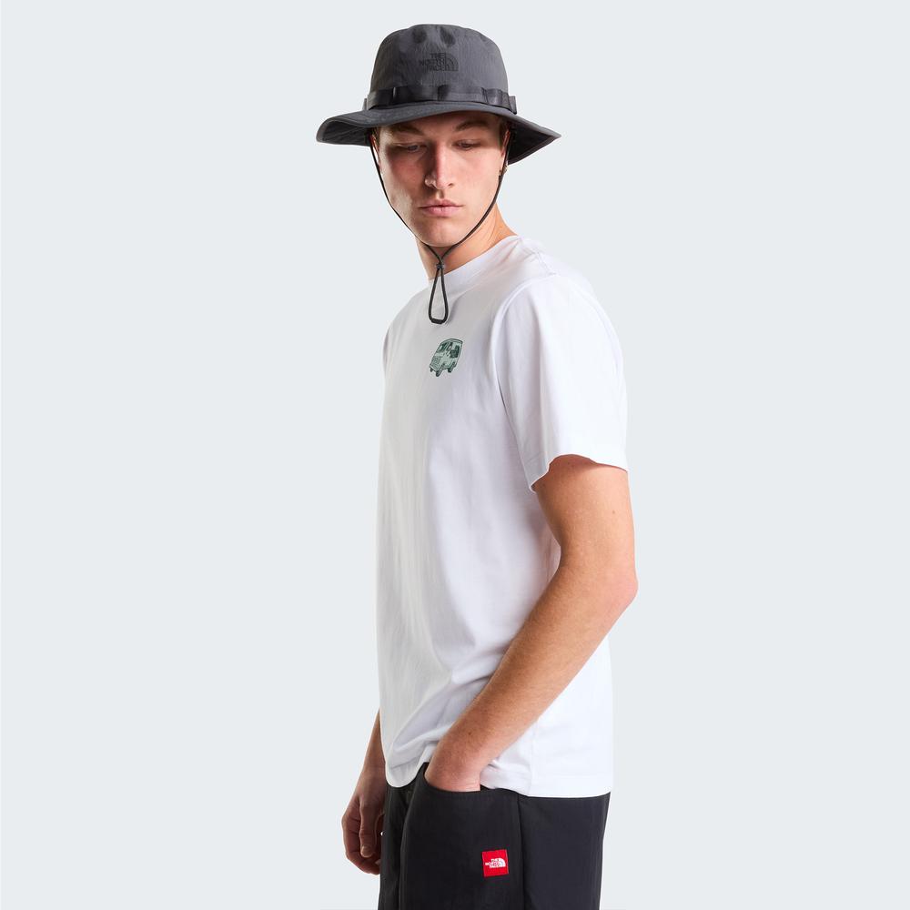 Tričko pánské The North Face Van Life 0A8GQNFN41 - bílé