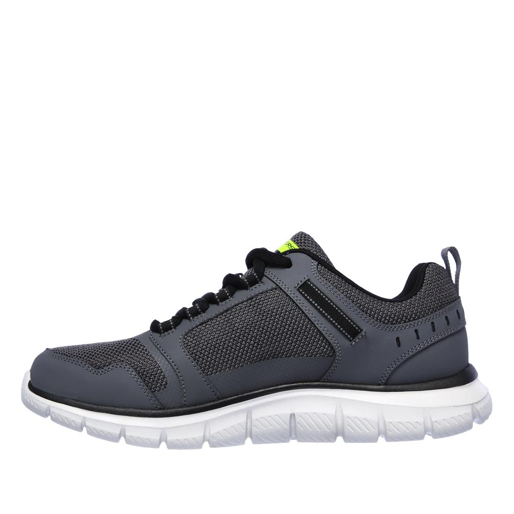 Unisex boty Skechers Track Knockhill 232001CCBK - šedivé