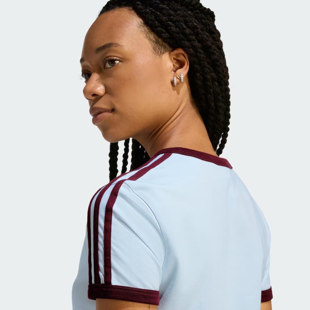 Dámská tričko adidas Originals 3-Stripes Slim KD3684 - modré