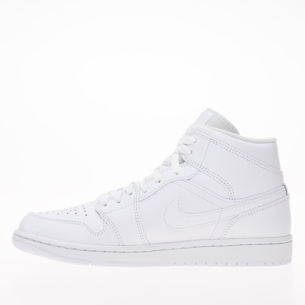 Boty Nike Air Jordan 1 MID 554724-136 - bílé