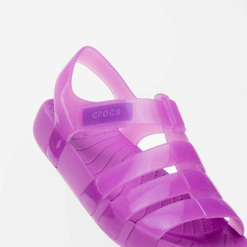 Sandále Crocs Isabella Jelly Sandal 209837-6WQ - růžové