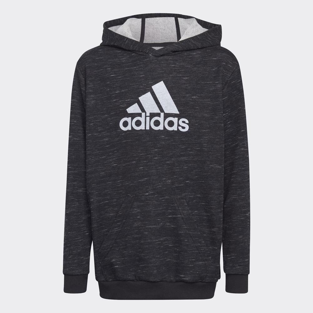 Mikina adidas Future Icons Badge Of Sport Hooded Sweatshirt HN8467 - šedivé