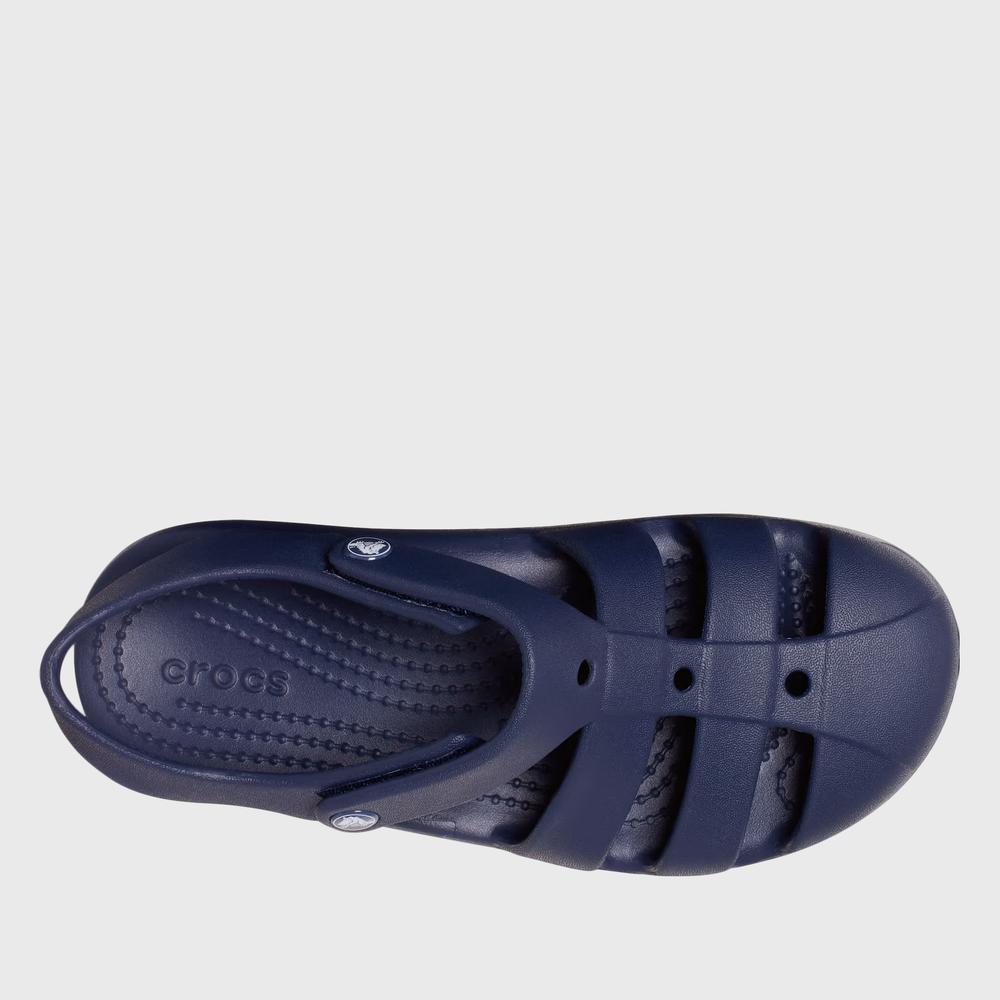 Dětské sandále Crocs Classic Fisherman Sandal 210626-410 - tmavě modrě