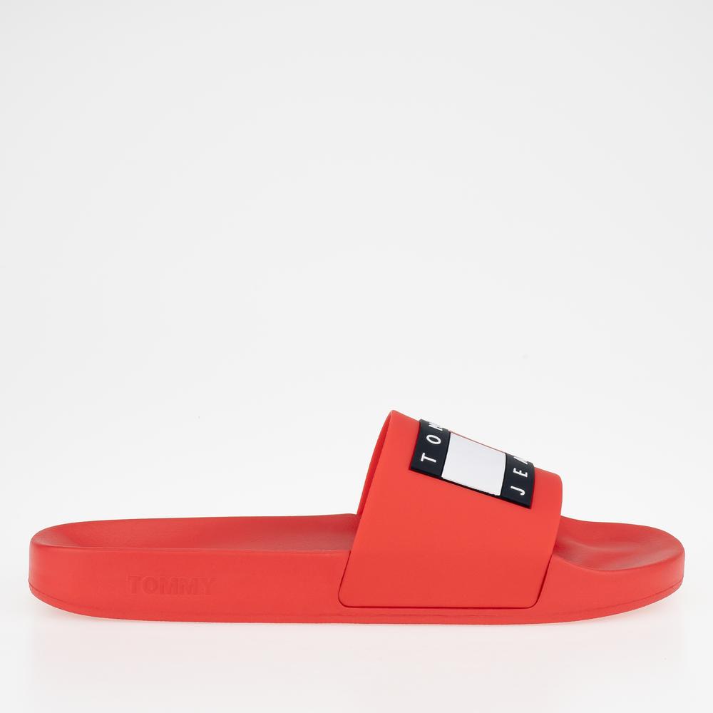 Žabky Tommy Jeans Pool Slide EM0EM01191-XNL - červené