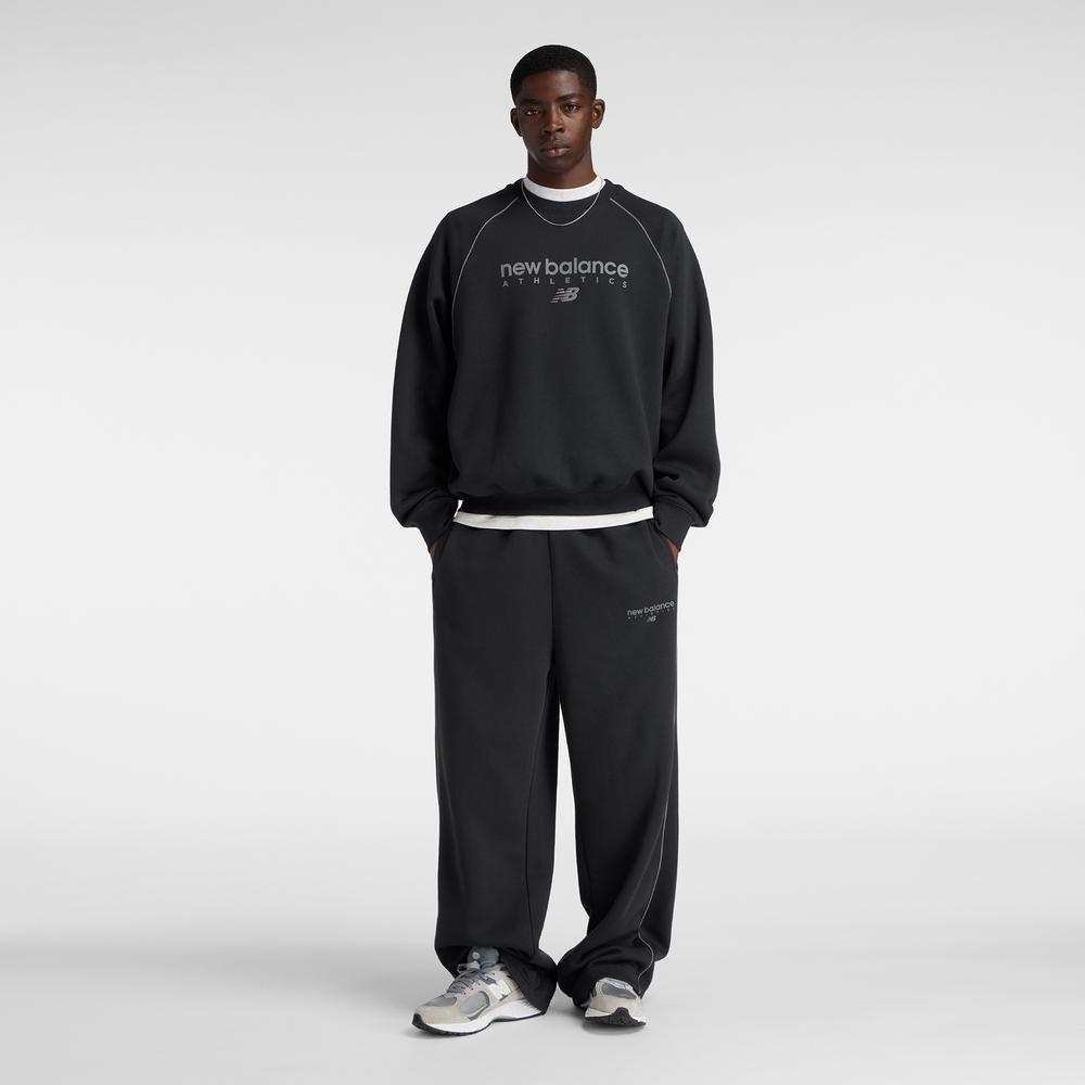 Pánská mikina New Balance MT61U4JOBK - černé