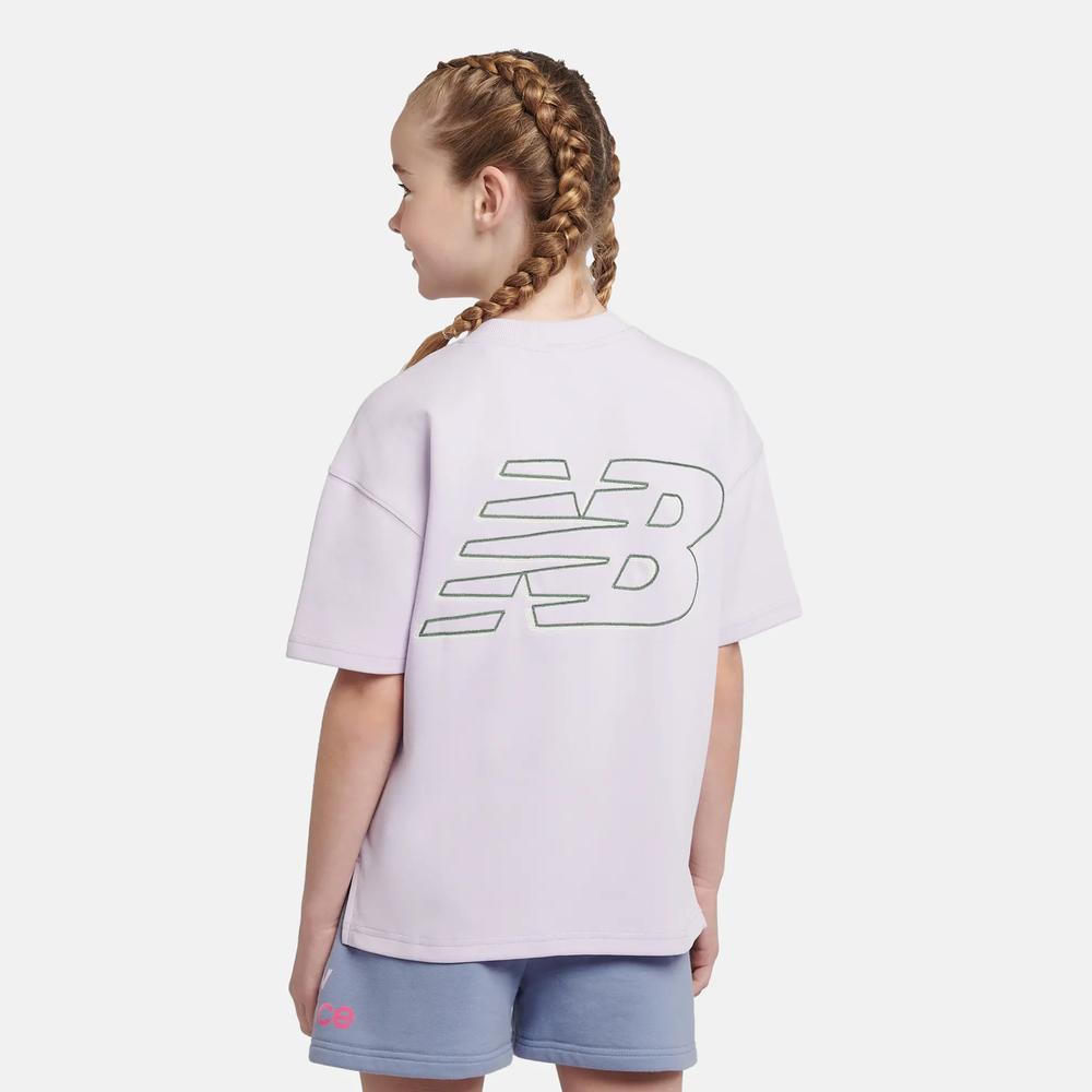 Tričko dětské New Balance LAKG0135RIG - fialové
