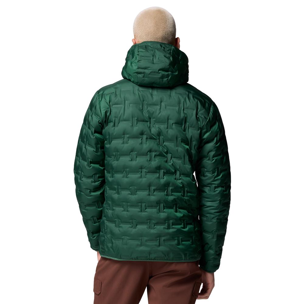 Pánská bunda Columbia Delta Ridge II Down Hooded 2086222375 - zelené