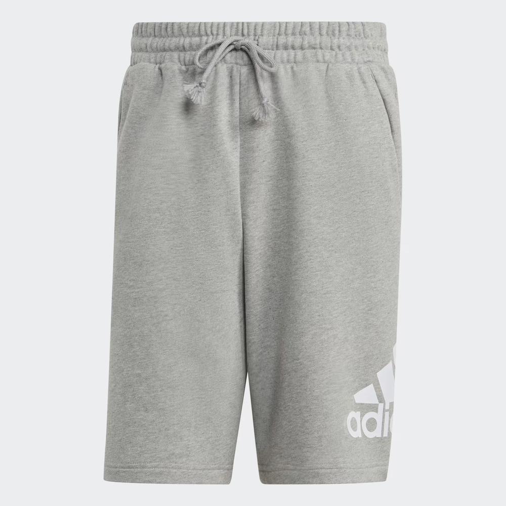 Krátké kalhoty adidas Essentials Big Logo French Terry IC9403 - šedivé