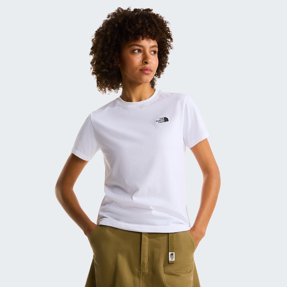 Dámská tričko The North Face Evolution Simple Dome 0A8FX7FN41 - bílé