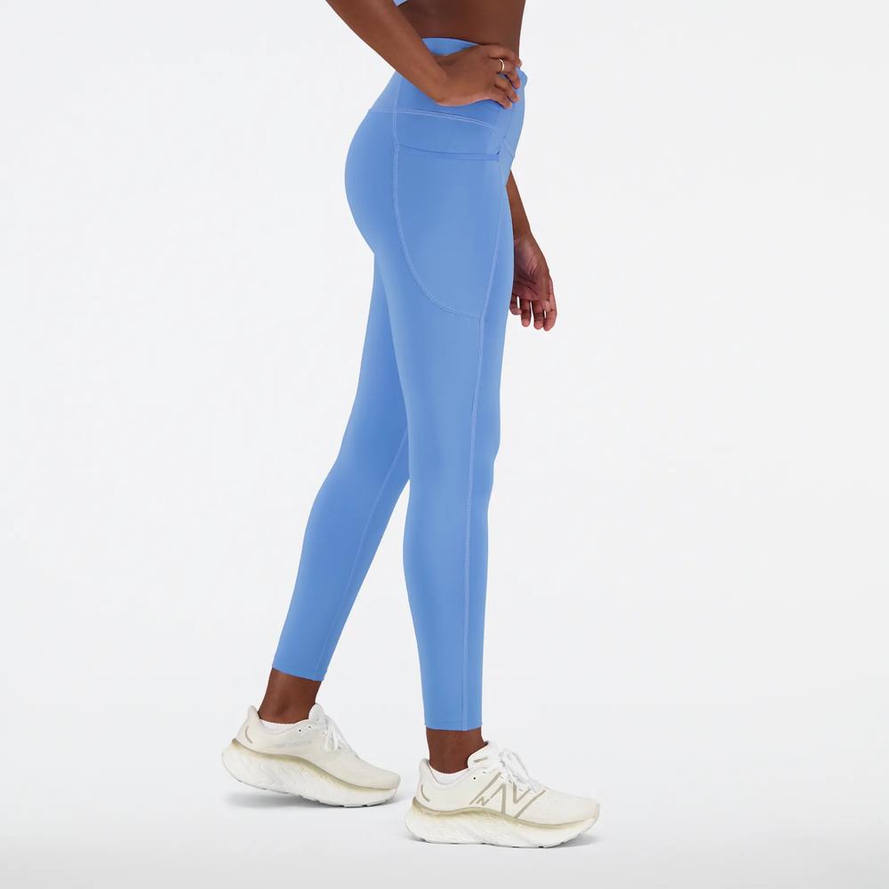 Dámské kalhoty New Balance WP21112HER – modré