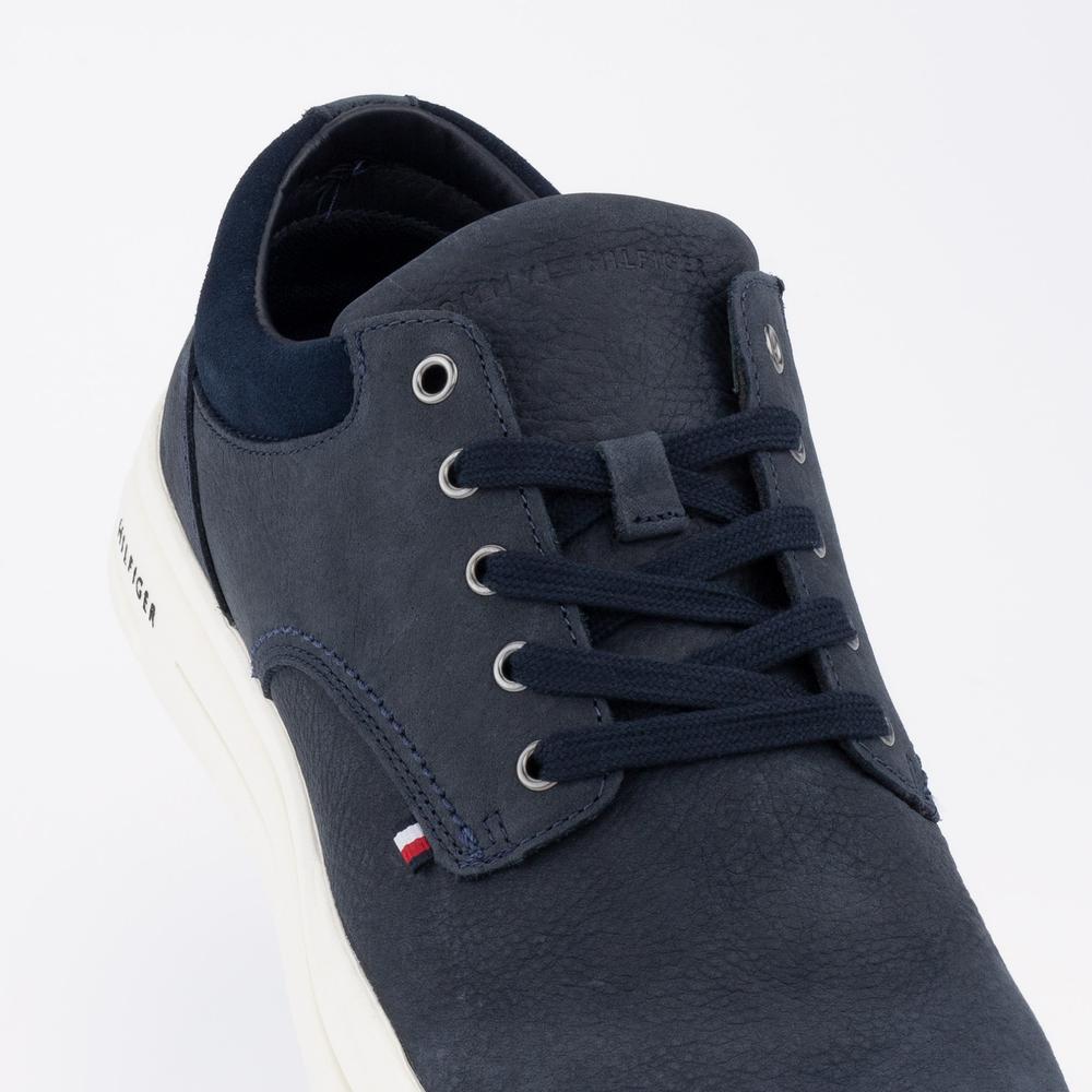 Boty Tommy Hilfiger Comfort Leather Hybrid FM0FM04411-DW5 - tmavě modrě