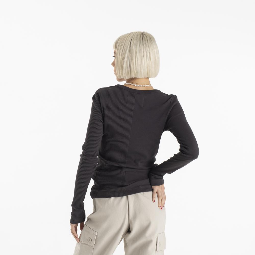 Tričko Champion Robbed Long Sleeve T-shirt E10017-ES503 - černé