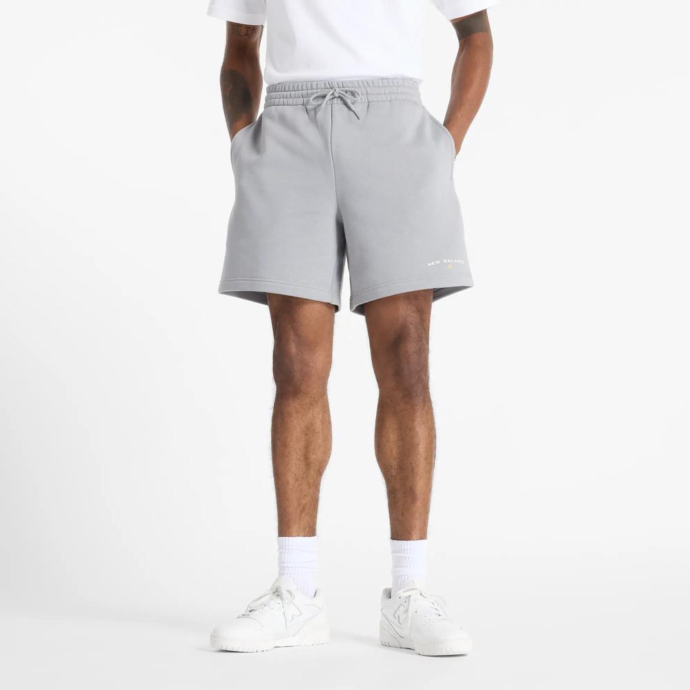 Pánské šortky New Balance MS51506YST - šedivé