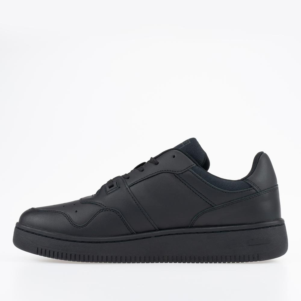 Boty Tommy Jeans Retro Basket EM0EM00955-0GK - černé