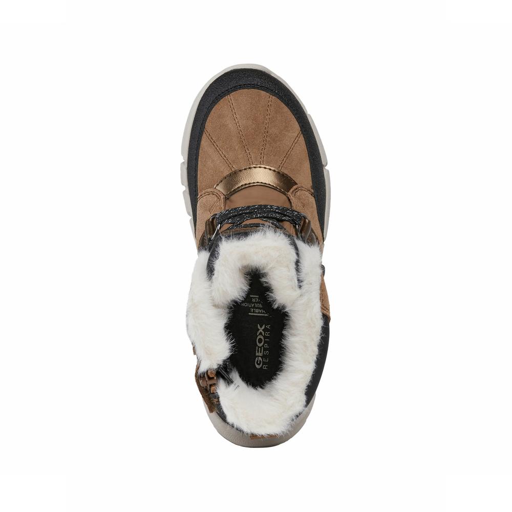 Boty Geox Flexyper ABX Girl J16APA022FUC6175 - hnědé