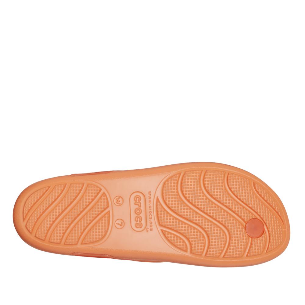 Žabky Crocs Splash Glossy Flip 208534-83I - oranžové