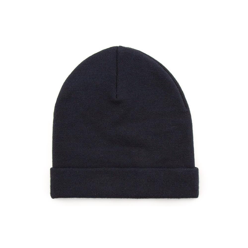 Čepice Champion Wool Blend Stretch Script Logo Beanie Hat 804708-BS501 - tmavě modrě