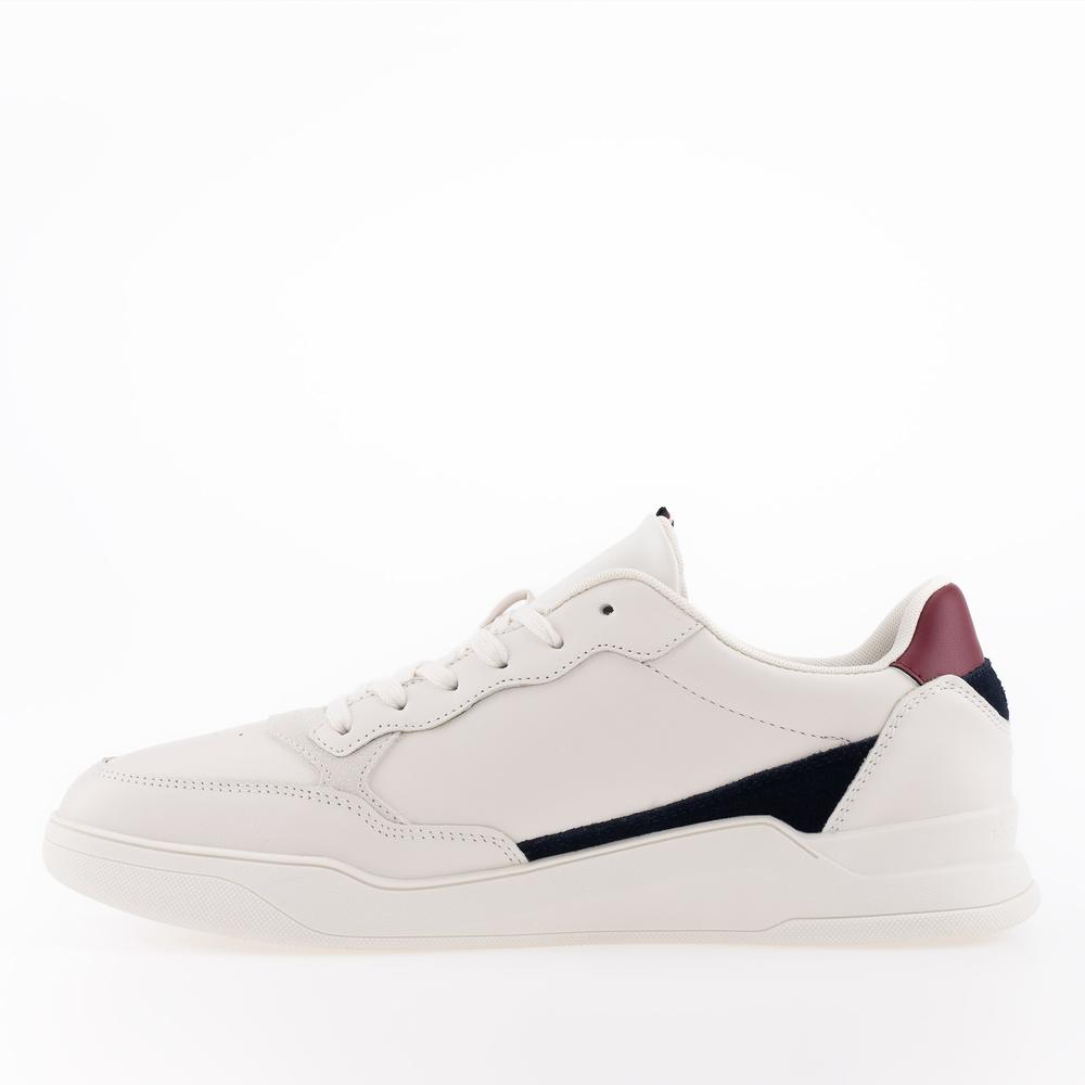 Boty Tommy Hilfiger Elevated Cupsole Leather FM0FM04490-AC0 - bílé