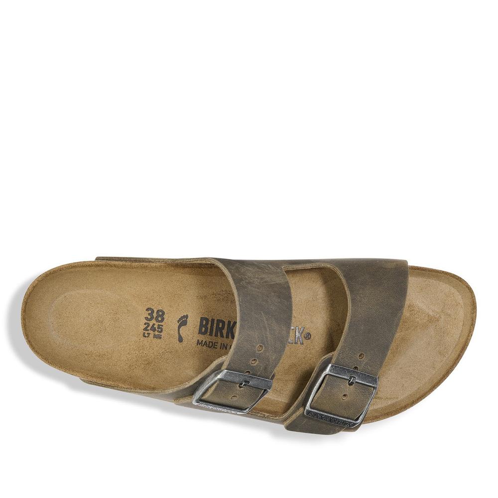 Žabky unisex Birkenstock Arizona 1027022 - zelené