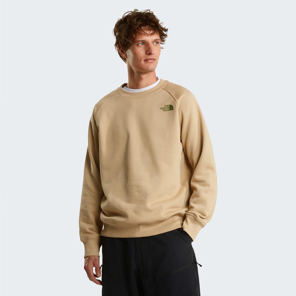 Pánská mikina The North Face Raglan Box NS Crew 0A89FALK51 - béžové