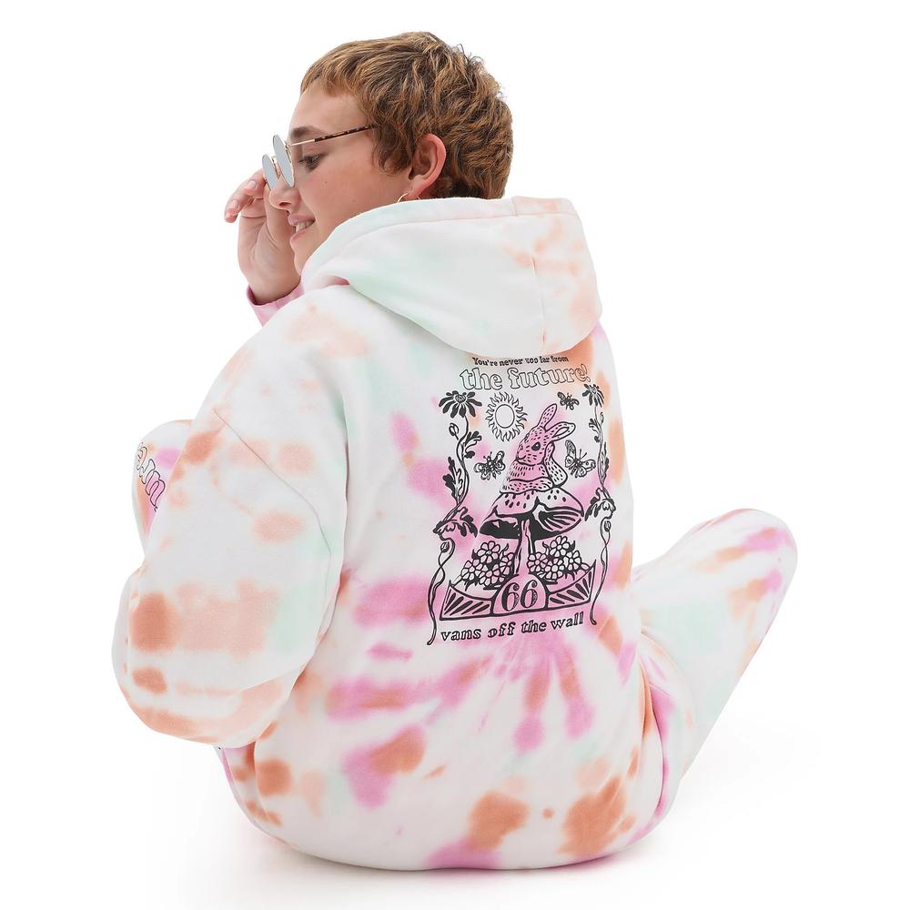 Mikina Vans Resort Wash Pullover VN00045RWHT1 - bílé
