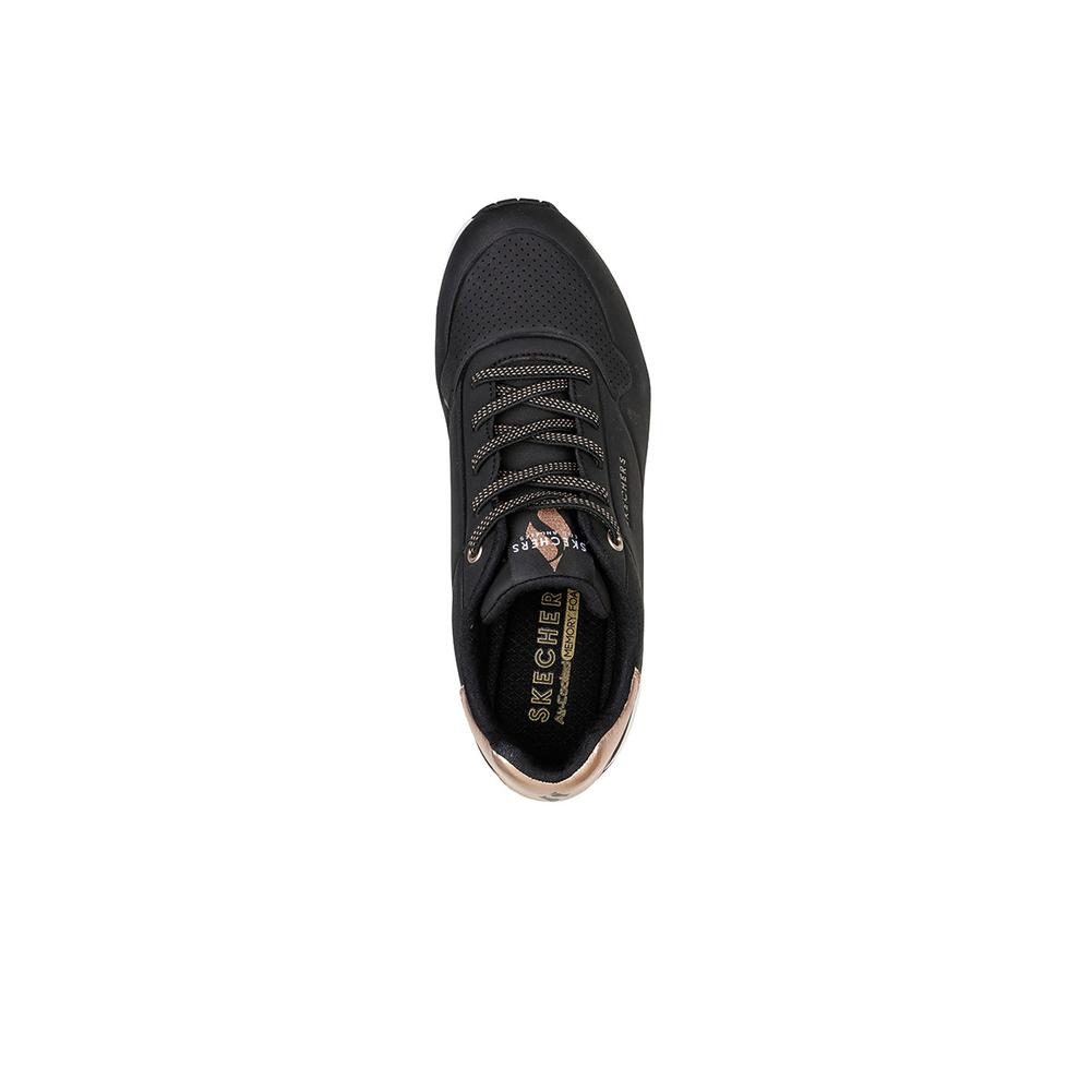 Boty Skechers Uno Shimmer Away 155196BLK - černé