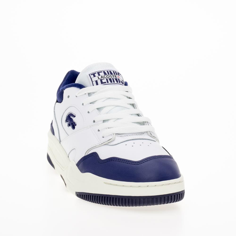 Boty Lacoste Lineshot Mesh Collar Leather Trainers 746SMA0075-042 - bílá