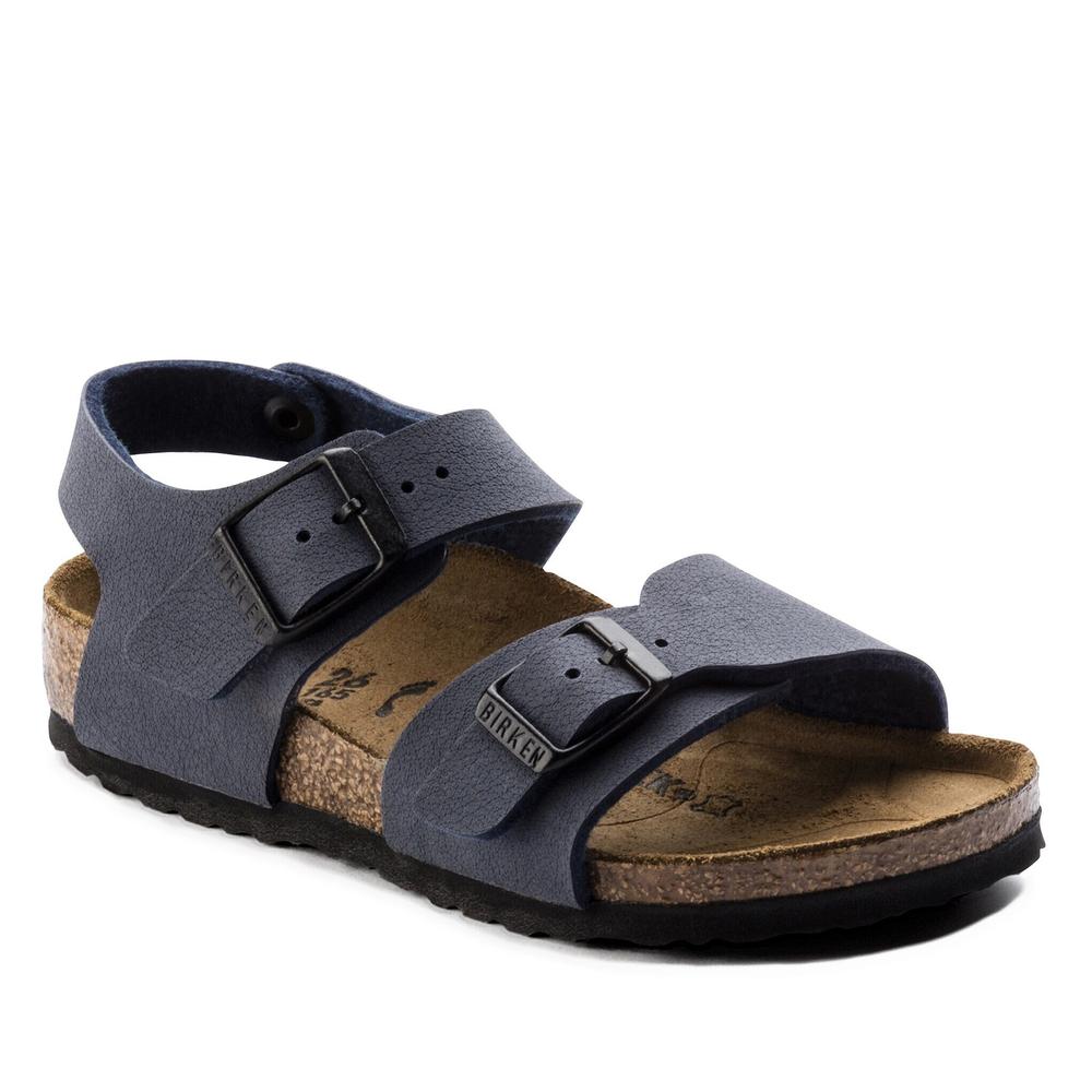 Dětské sandále Birkenstock New York 87773 - tmavě modrě