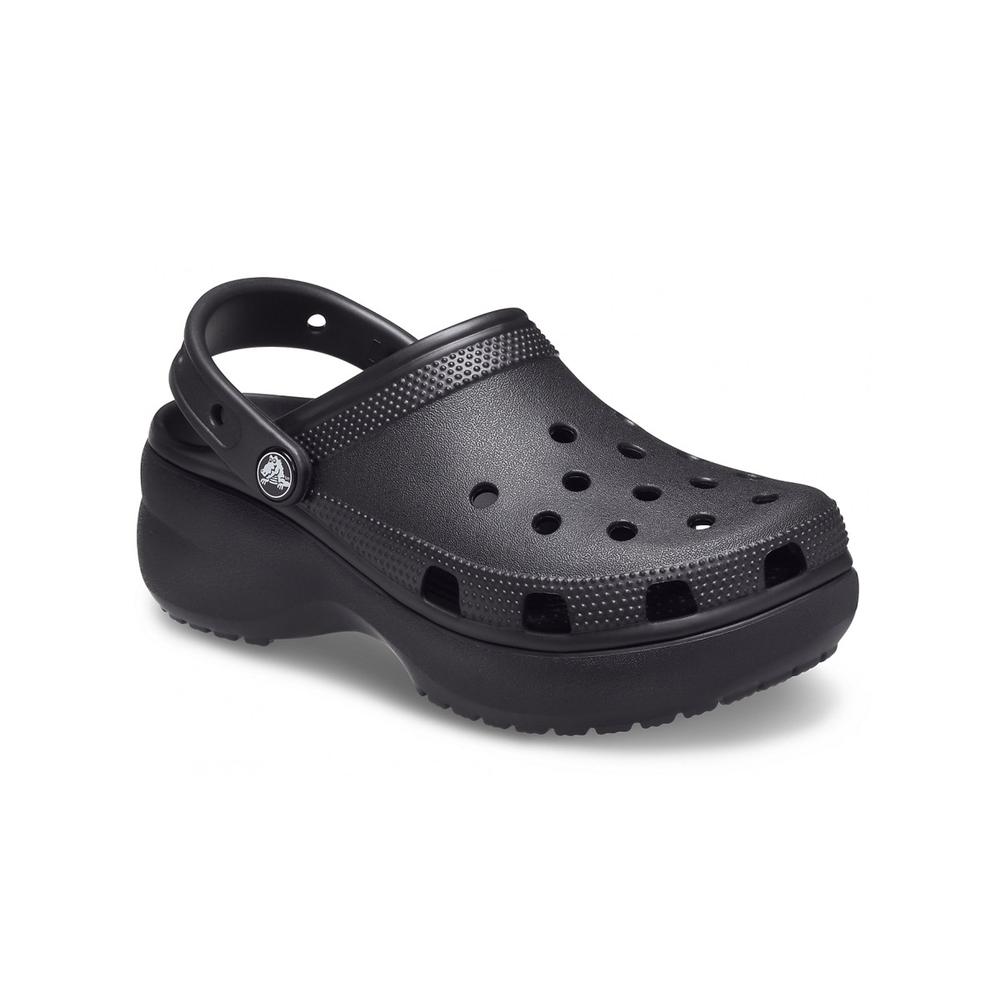 Žabky dámské Crocs Classic Platform Clog 206750-001 - černé