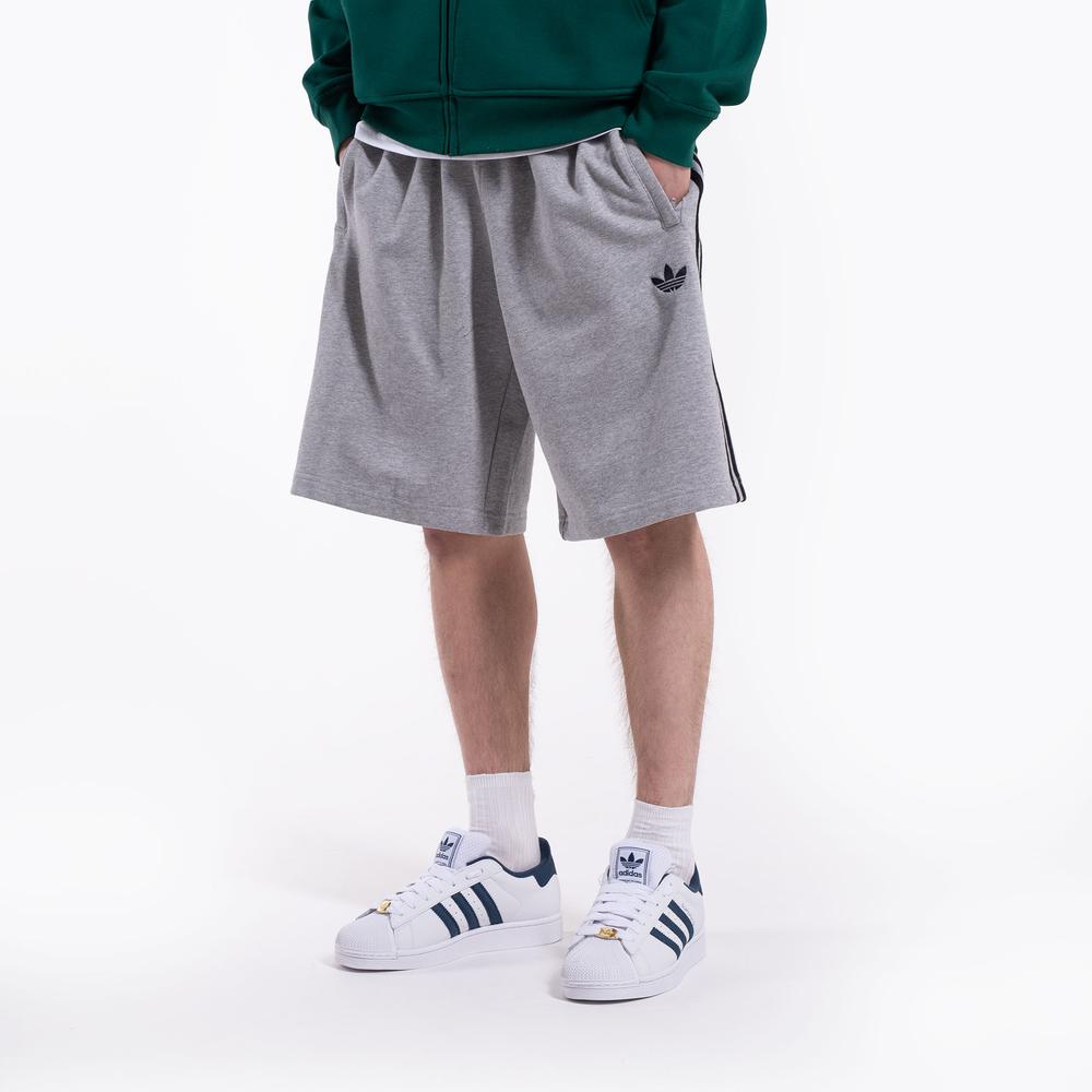 Pánské krátké kalhoty adidas Originals 3-Stripes KE2433 - šedivé