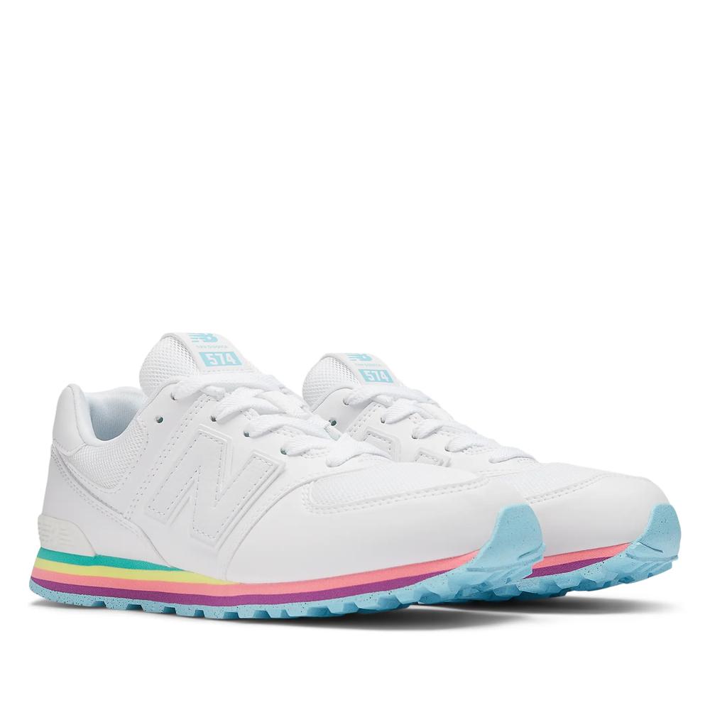 Boty New Balance GC574KIJ - bílé