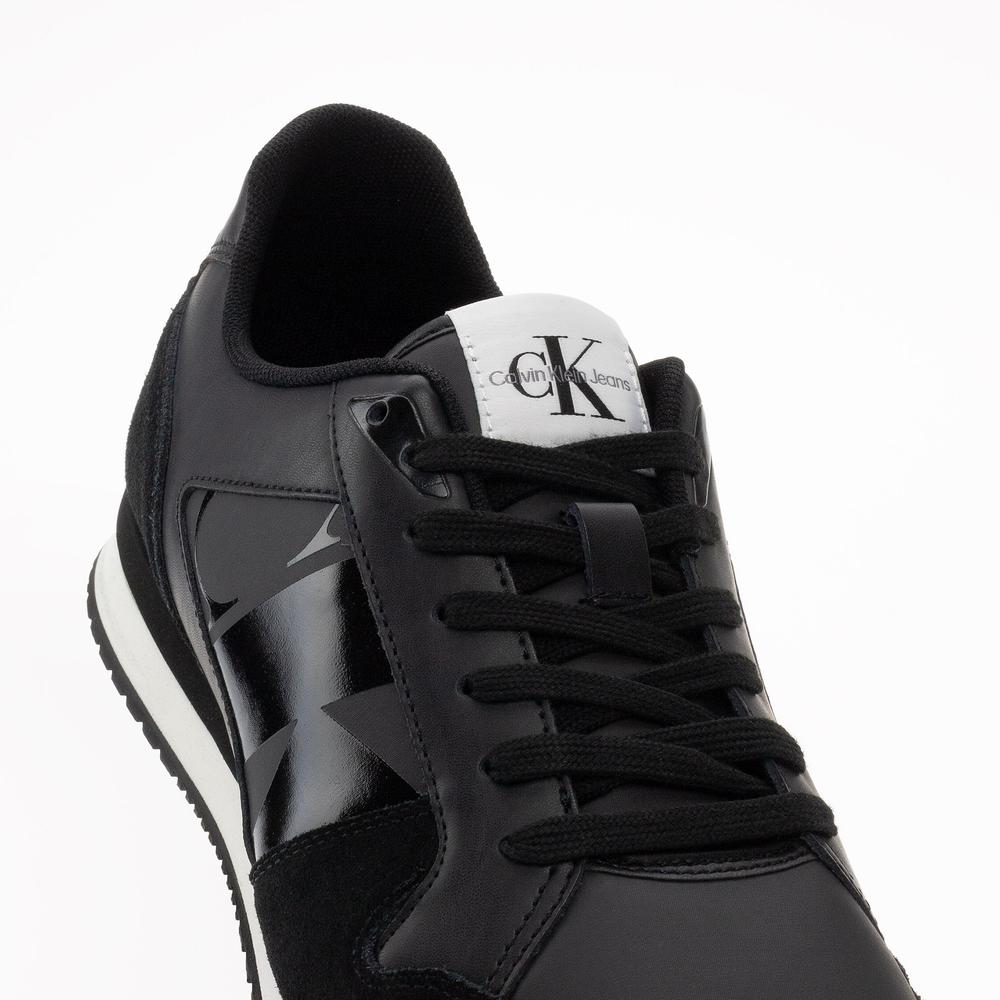 Boty Calvin Klein Low Profile Runner Mod Vint YM0YM00695-BEH - černé